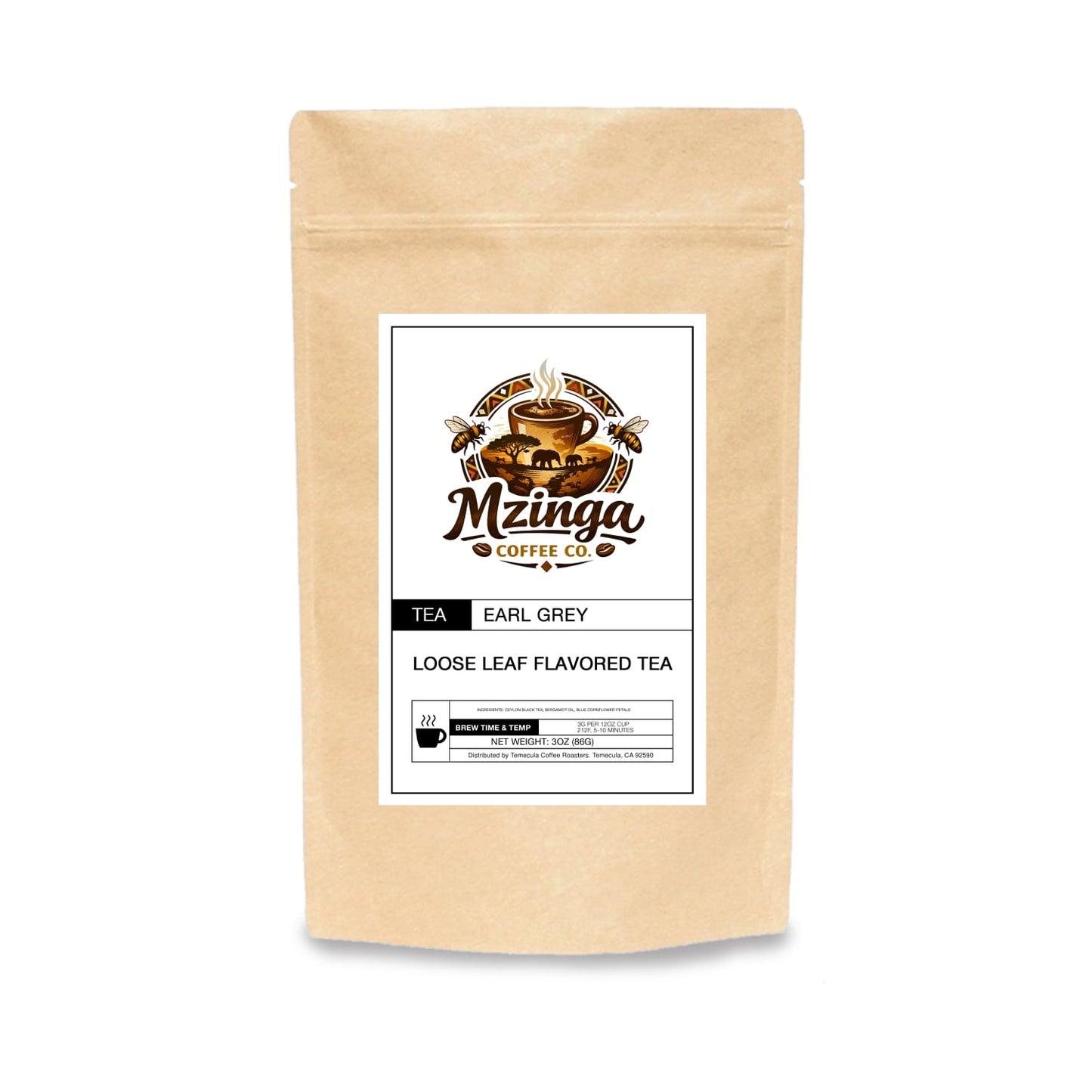 Earl Grey Tea - Premium Ceylon with Bergamot | Loose Leaf